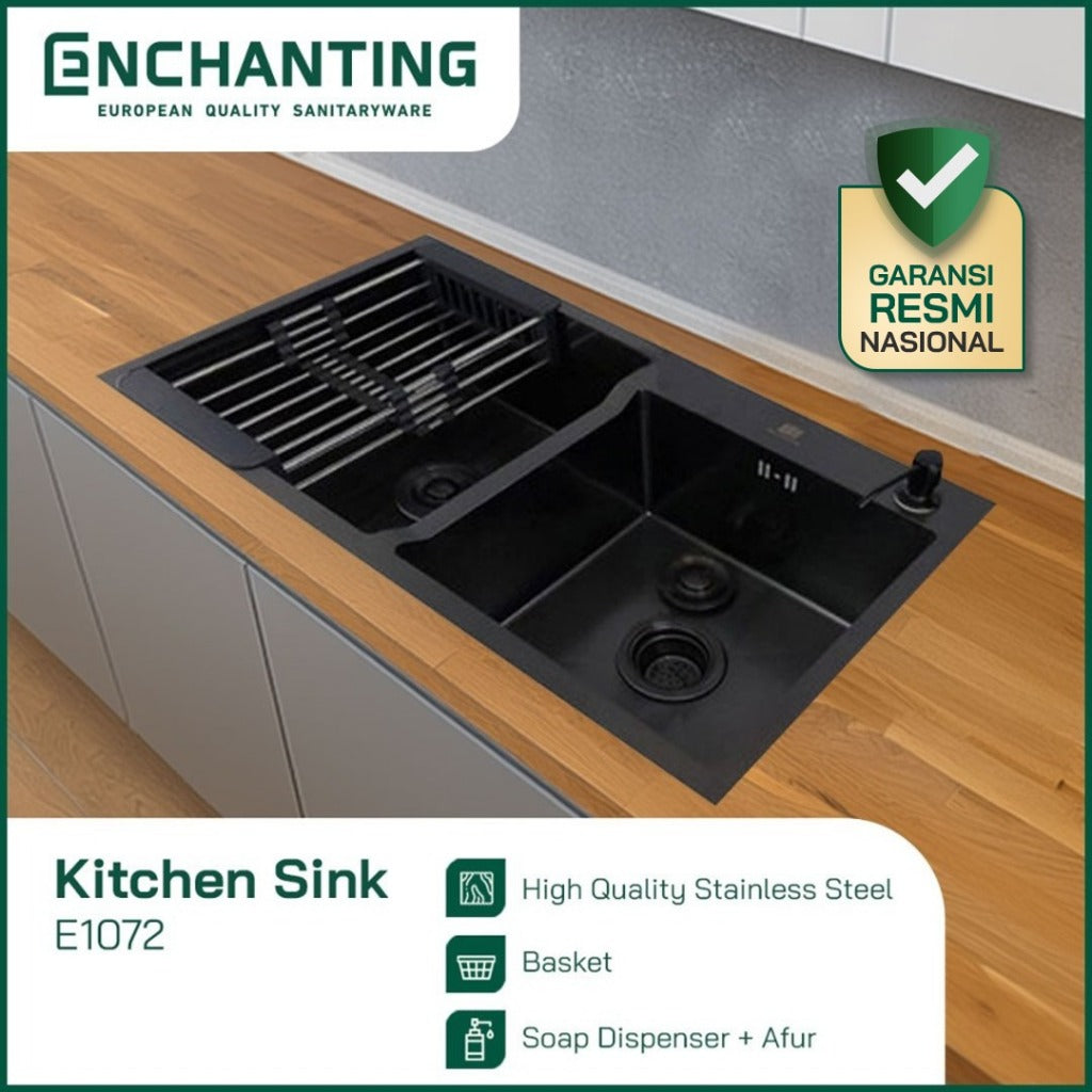 Bak Cuci Piring / Kitchen Sink Europe Enchanting E1072 Stainless Steel Minimalist Style