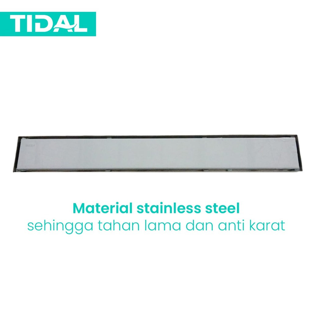 TIDAL Smart Long Floor Drain Saringan Got Stainless Steel Panjang 60cm TD151