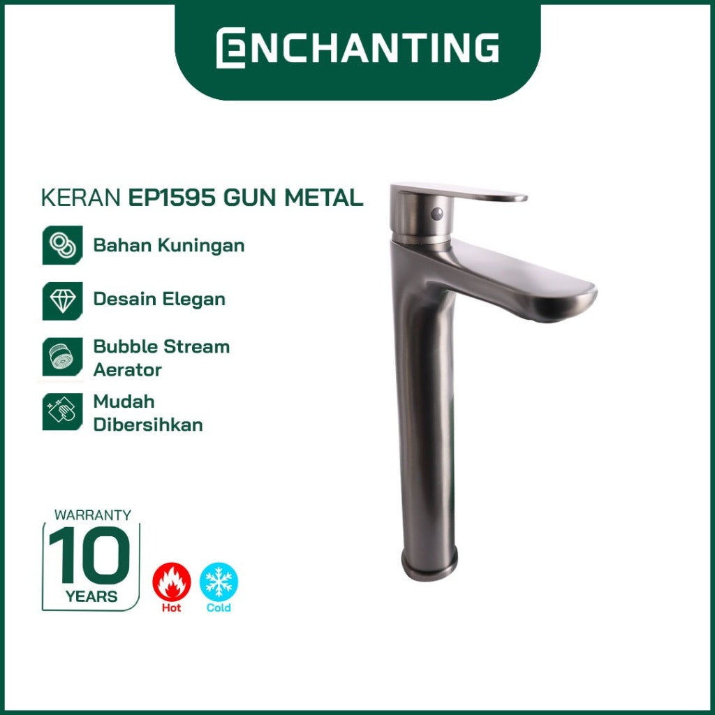 ENCHANTING Keran Wastafel Cuci Tangan Panas Dingin Kamar Mandi EP1595 Kran Air