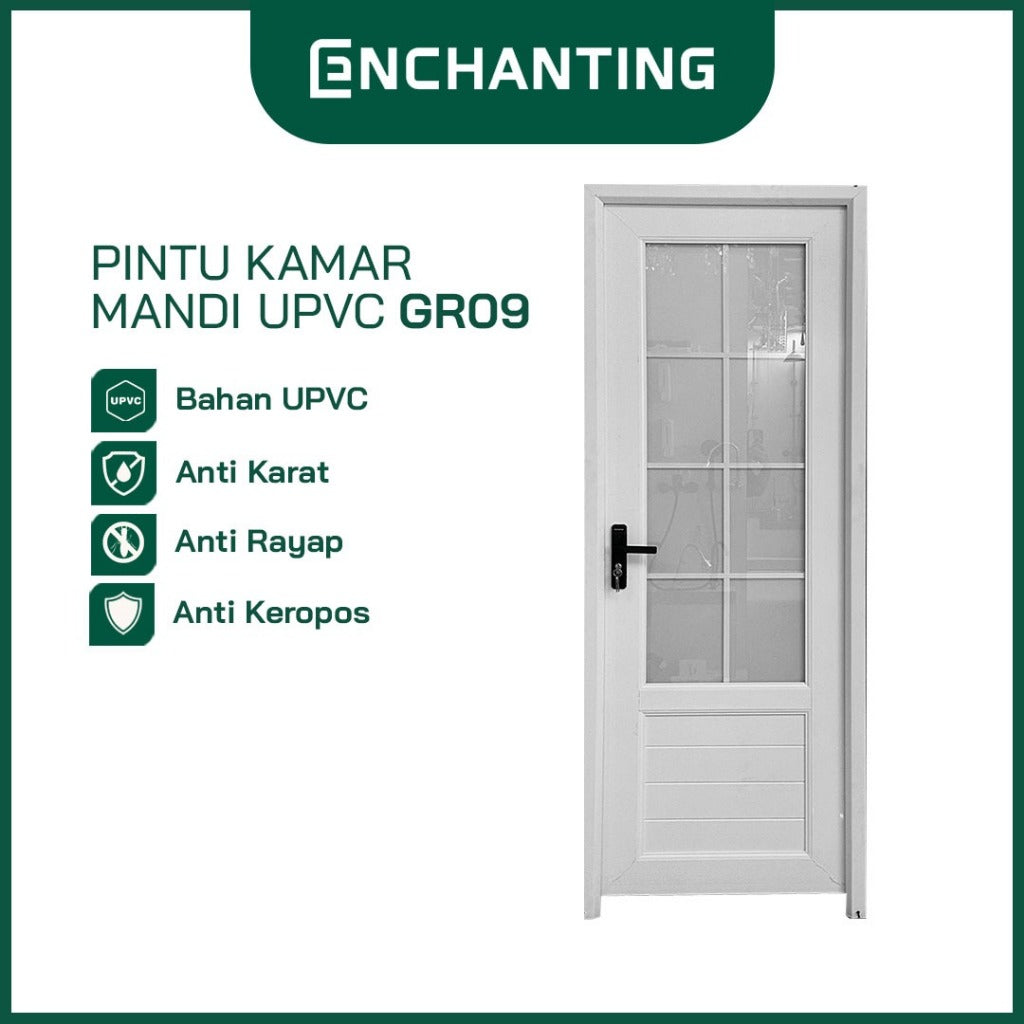 ENCHANTING Set Pintu Rumah UPVC Modern Minimalist Europe Enchanting GR Series