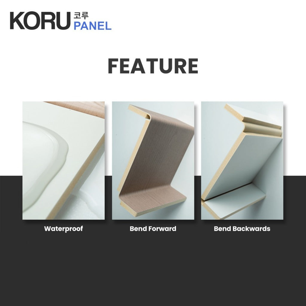 KORU Wall Panel Series Stone KRP - WDG Series Wood 8mm