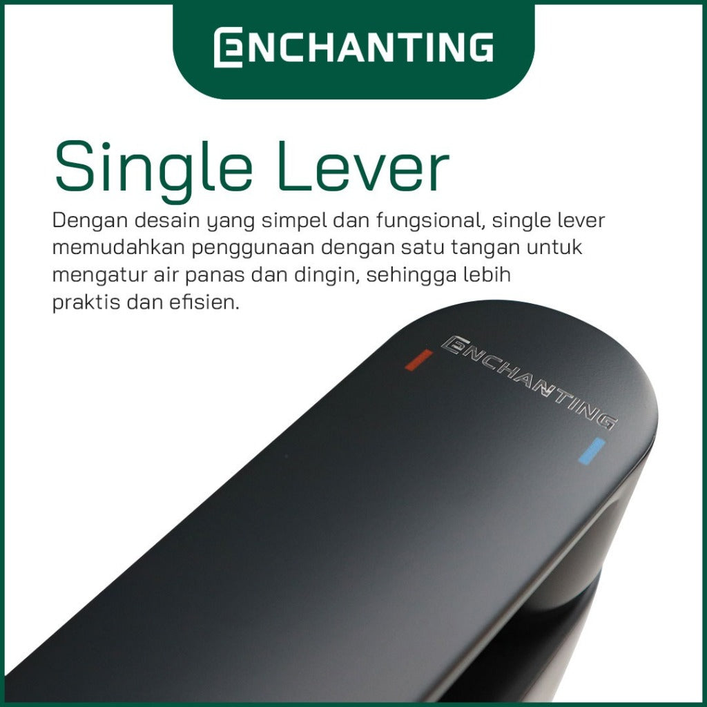 ENCHANTING Keran Wastafel Cuci Tangan Panas Dingin Kamar Mandi EP1595 Kran Air
