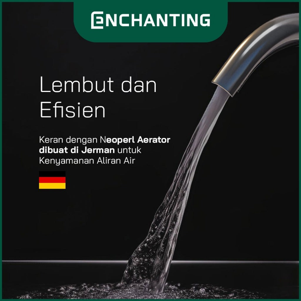ENCHANTING Keran Wastafel Cuci Tangan Panas Dingin Kamar Mandi EP1595 Kran Air