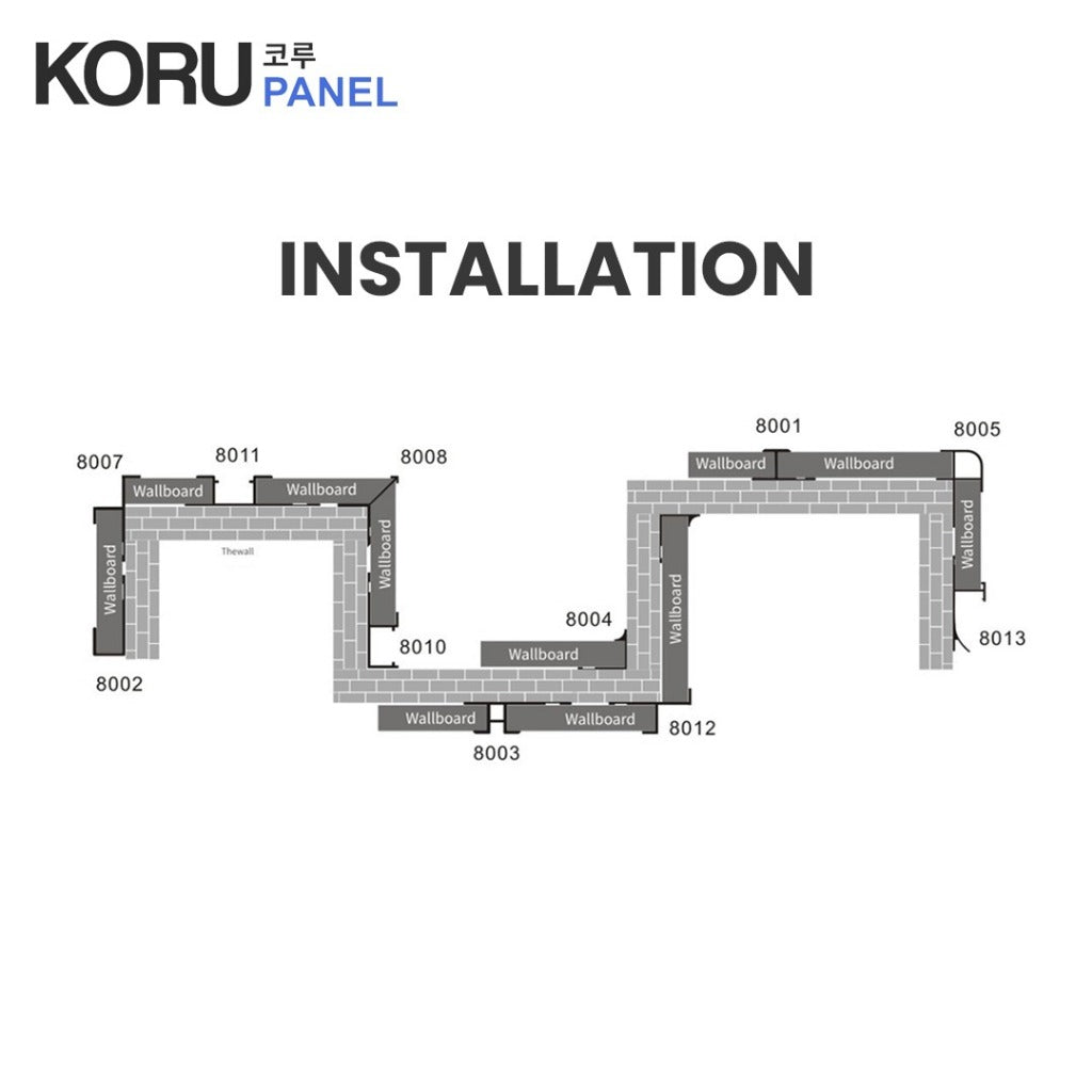KORU Wall Panel Series Stone KRP - WDG Series Wood 8mm