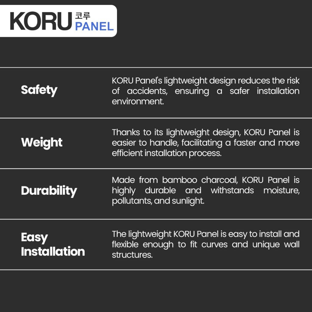 KORU Wall Panel Series Stone KRP - WDG Series Wood 8mm