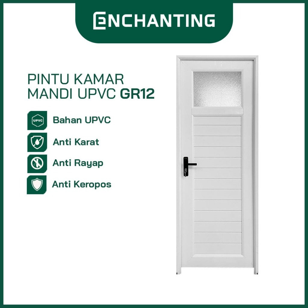 ENCHANTING Set Pintu Rumah UPVC Modern Minimalist Europe Enchanting GR Series