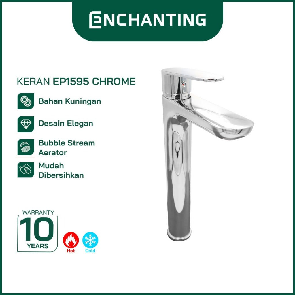 ENCHANTING Keran Wastafel Cuci Tangan Panas Dingin Kamar Mandi EP1595 Kran Air