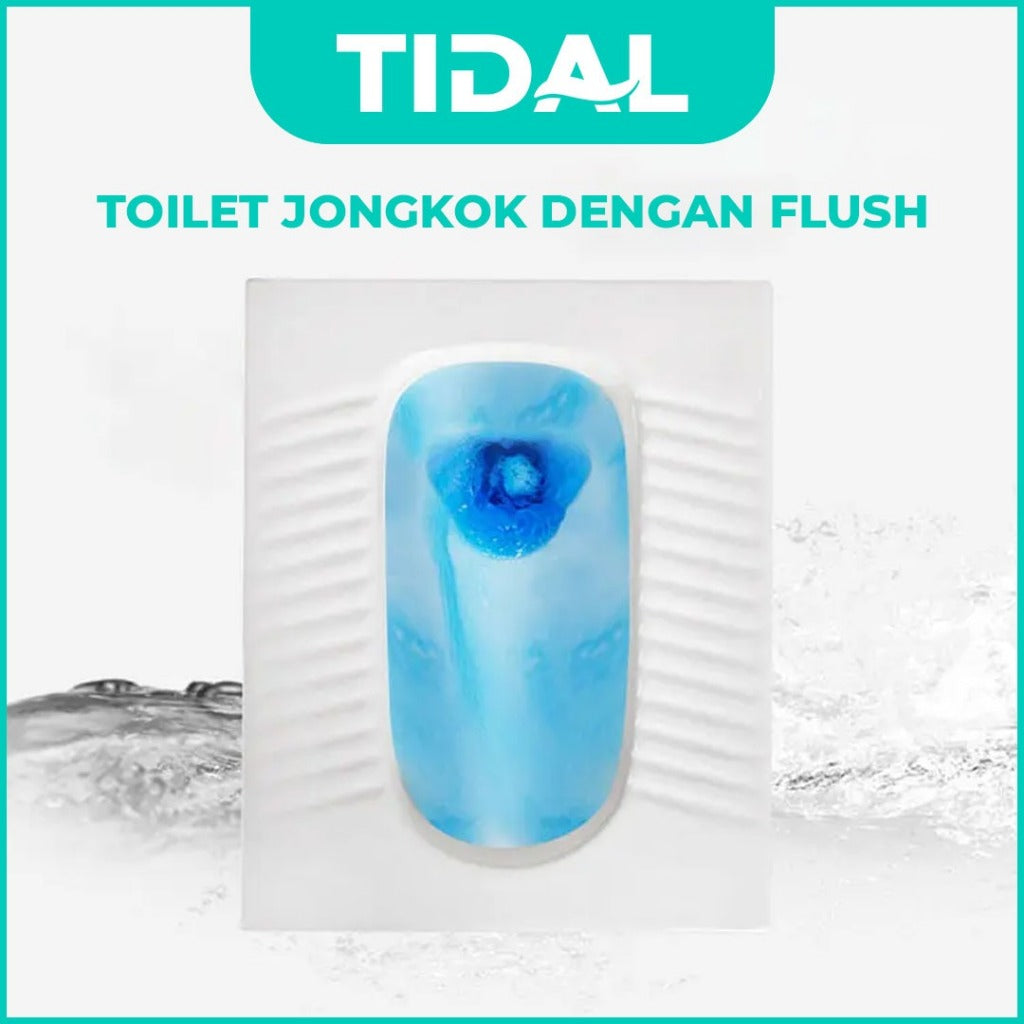 SET Toilet / Kloset Jongkok Tidal TD112/TD131 with Flush