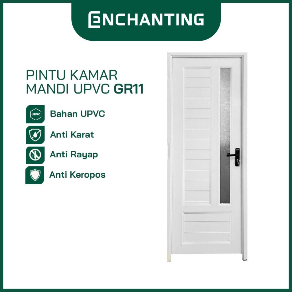 ENCHANTING Set Pintu Rumah UPVC Modern Minimalist Europe Enchanting GR Series