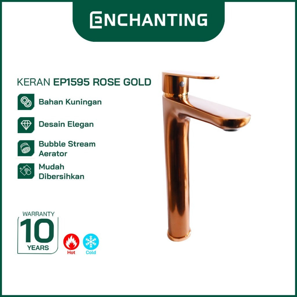 ENCHANTING Keran Wastafel Cuci Tangan Panas Dingin Kamar Mandi EP1595 Kran Air