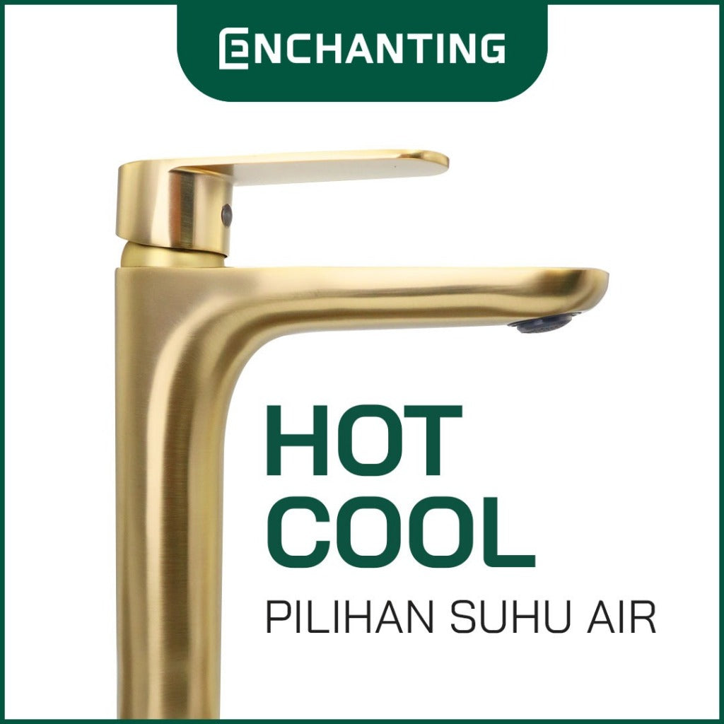 ENCHANTING Keran Wastafel Cuci Tangan Panas Dingin Kamar Mandi EP1595 Kran Air