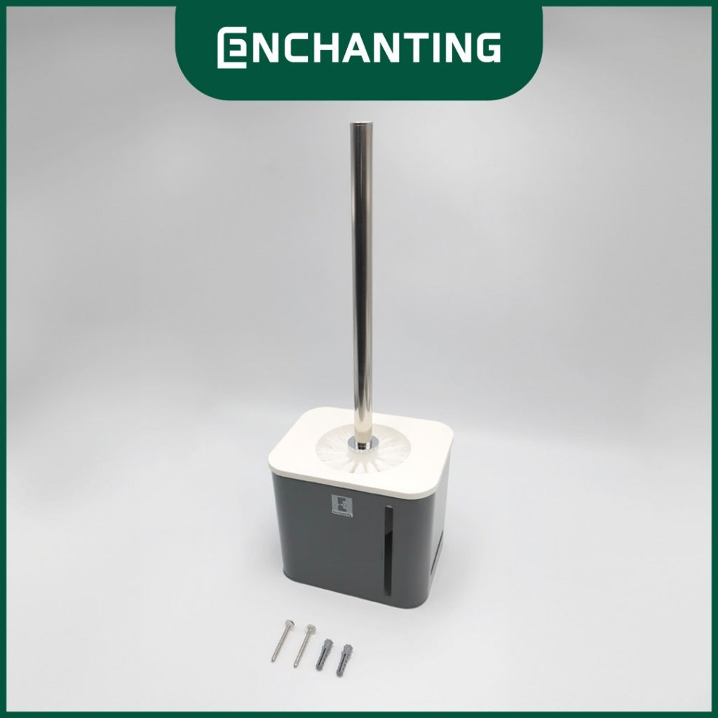 ENCHANTING Toilet Brush Holder Material Holder Stainless Minimalis Tebal Kokoh Europe Enchanting E261