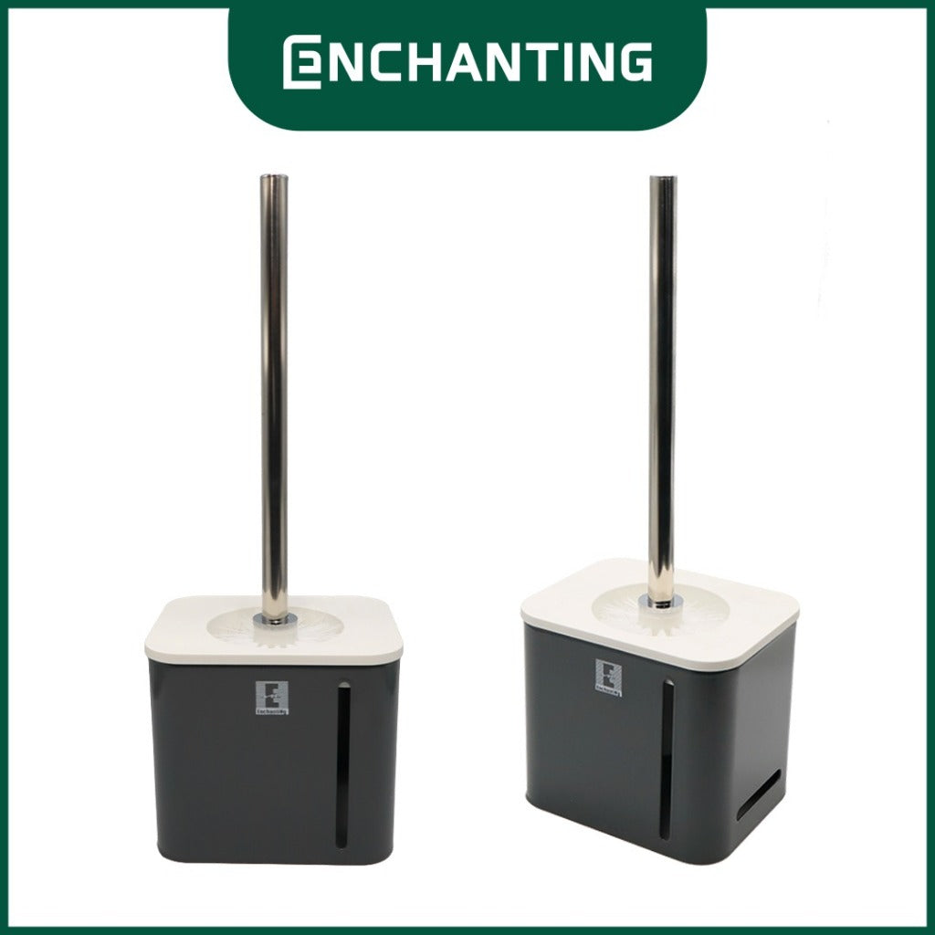 ENCHANTING Toilet Brush Holder Material Holder Stainless Minimalis Tebal Kokoh Europe Enchanting E261