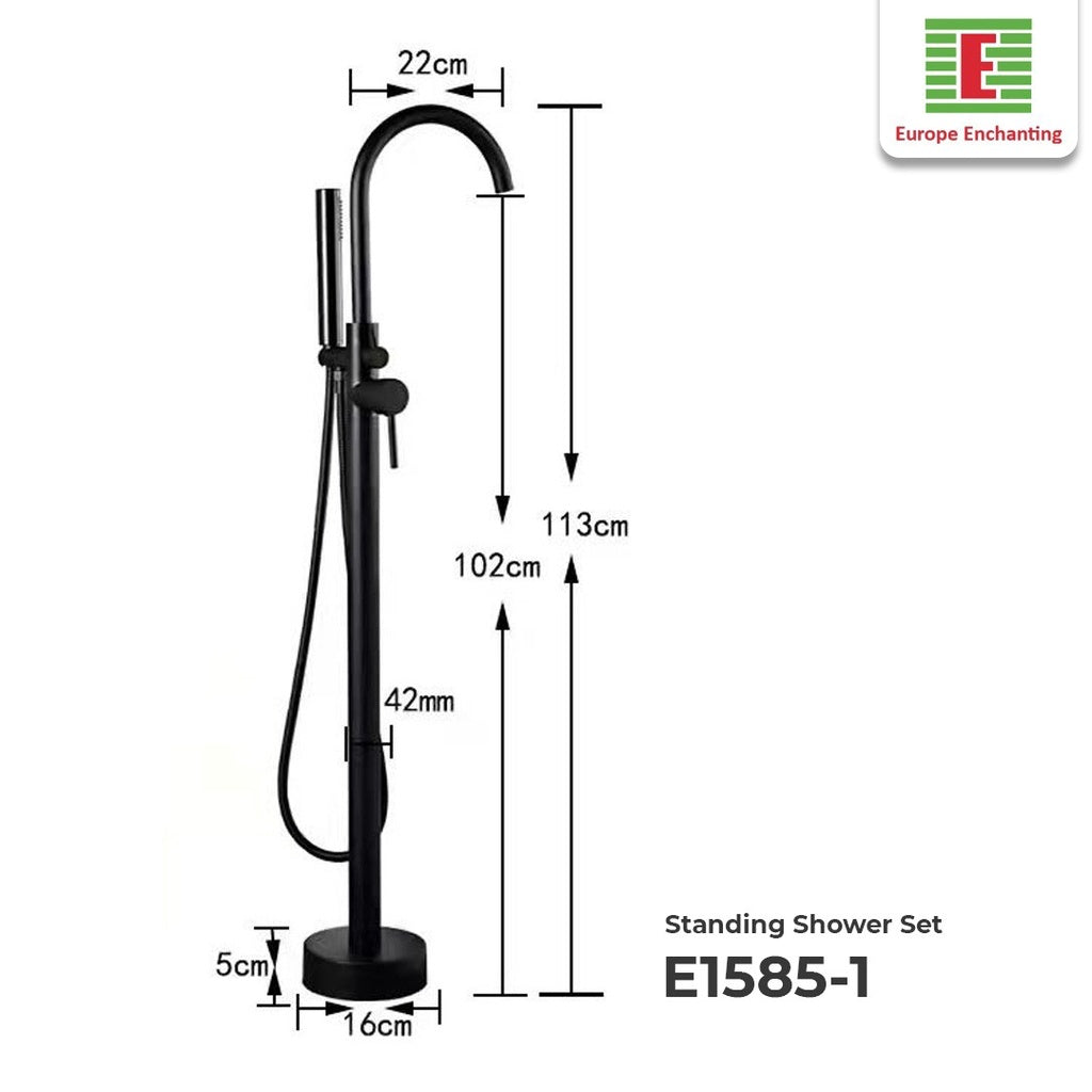 Standing Mixer Shower Bathtub Europe Enchanting E1585