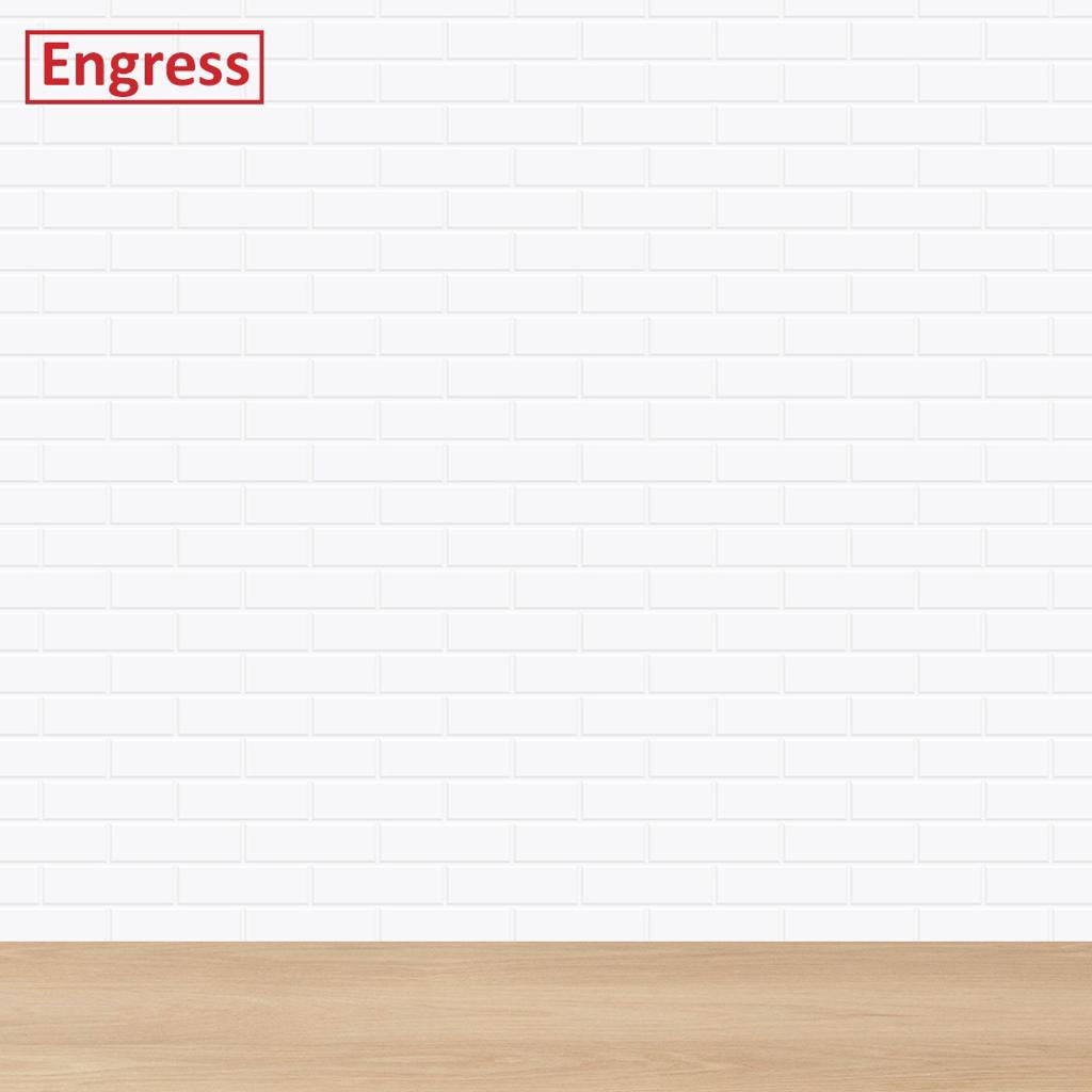 Keramik Dinding Motif Bata Putih Engress 30X60 White Brick Bevel