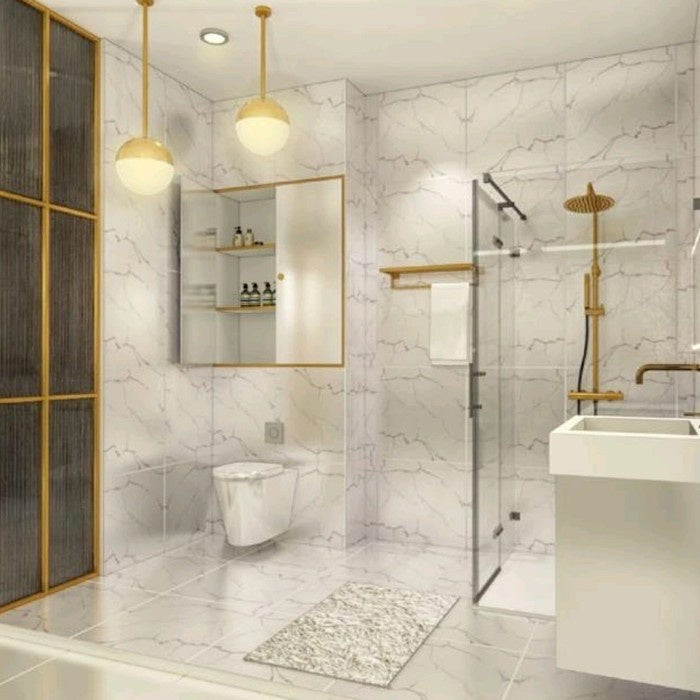 Granite Tile 80 x 80 Lantai Engress White Carala EGP160