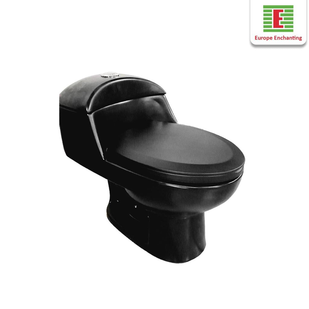 Toilet / Kloset Duduk Keramik Hitam Europe Enchanting E1303 Black