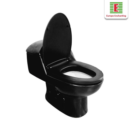 Toilet / Kloset Duduk Keramik Hitam Europe Enchanting E1303 Black