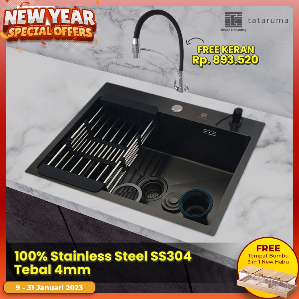 Kitchen Sink SET Dapur/ Bak Cuci Piring Europe Enchanting E1078 Set