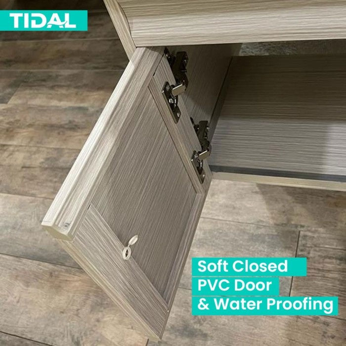 Wastafel Kabinet Cermin Set Modern Minimalis Kamar Mandi Tidal TD065