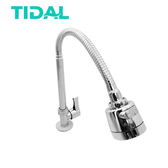 Keran Air Cuci Piring Tanam Dapur Stainless Tidal TD091