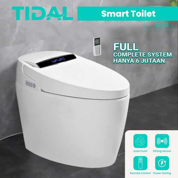 Smart Toilet / Kloset Duduk Full Automatic System Tidal TD111