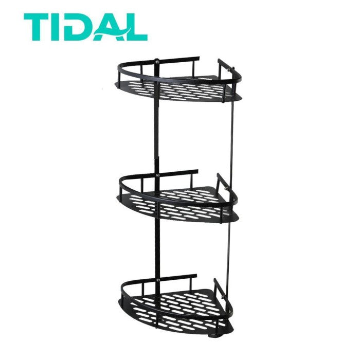 Rak Sudut Tingkat Tempat Sabun Kamar Mandi TD100 Tidal