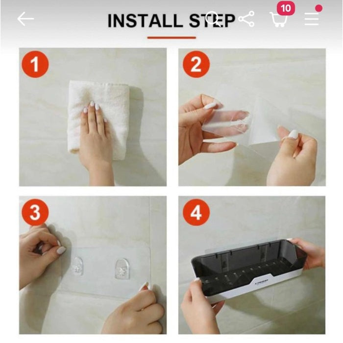 Rak Sabun Kamar Mandi / Tempat Bumbu Dapur Tidal TD099