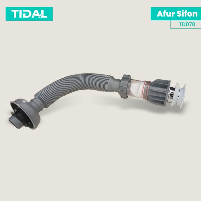 Afur + Selang Saluran Pembuangan Air Wastafel /kitche Sink Tidal TD070