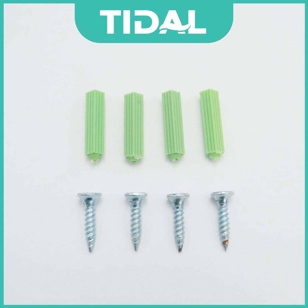 TIDAL Paper Holder Tempat Tissue Kamar Mandi ABS Berkualitas Hitam Putih White Black Tidal Modern TD034