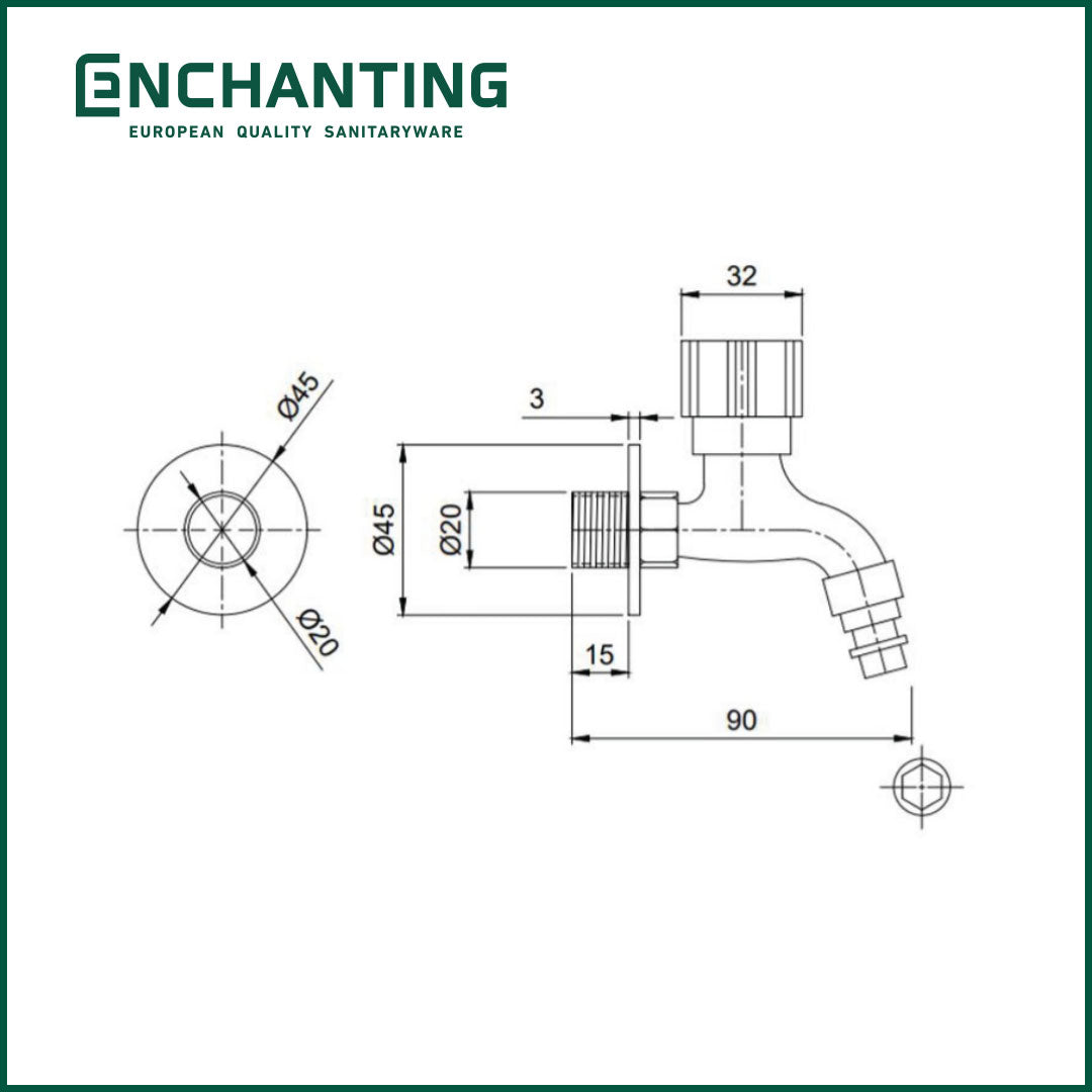Kran Air Tembok Z791N Europe Enchanting Garansi 5 Tahun