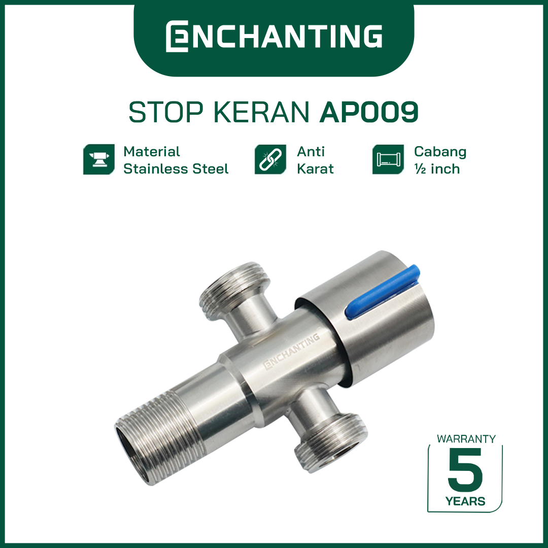 Stop Keran 1/2 Stainless Steel Europe Enchanting Ap009