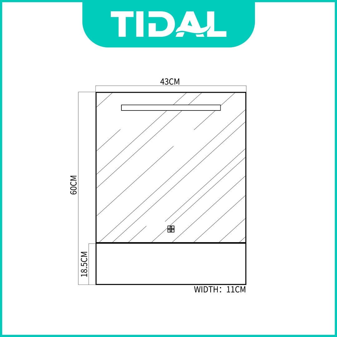 Cermin Kabinet Kamar Mandi Tidal TD062