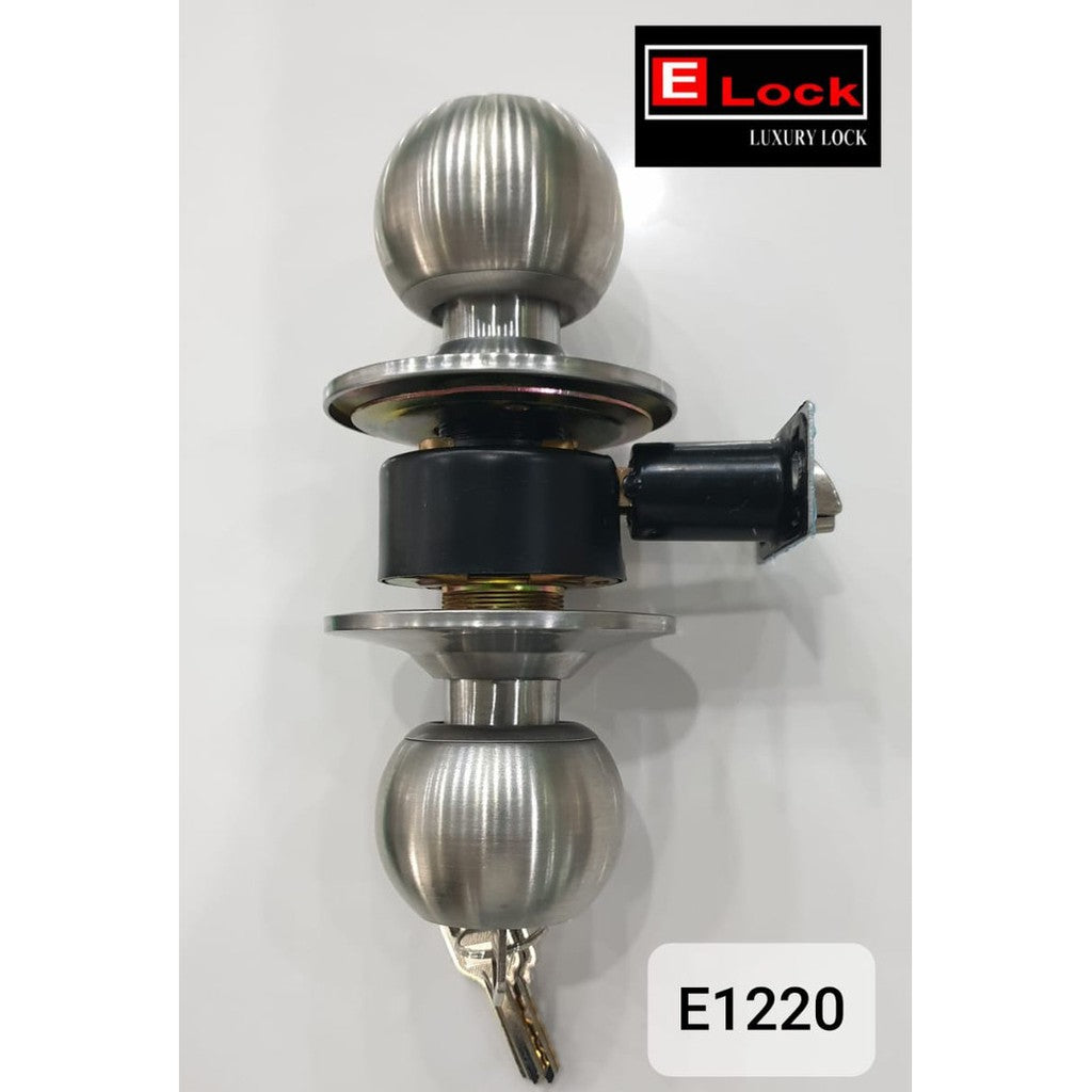 Enchanting kunci bulat kamar mandi Elock E1220 Stainless Steel