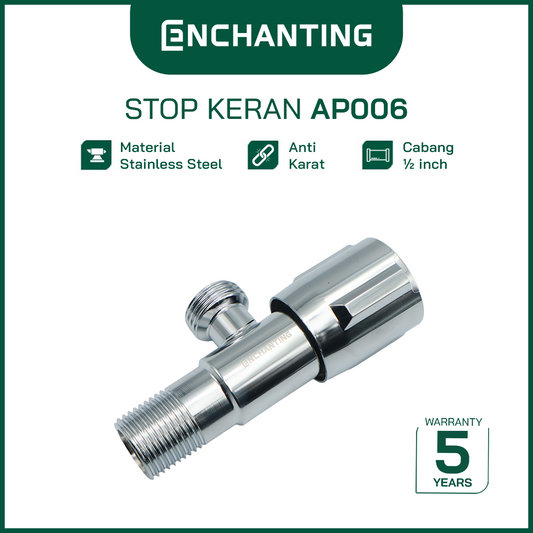 Stop Keran 1/2 Stainless Steel Europe Enchanting Ap009