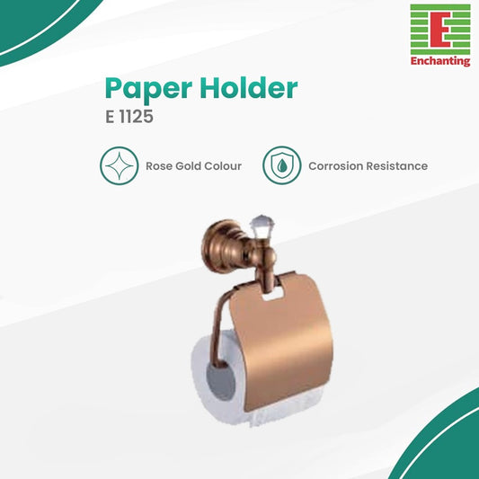 Paper Holder Tempat Tissue Rose Gold Europe Enchanting E1125
