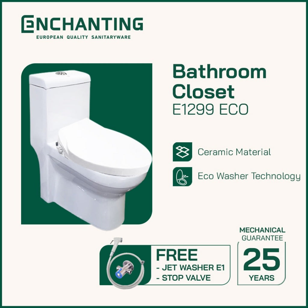 Toilet / Kloset Duduk Europe Enchanting E1299Eco