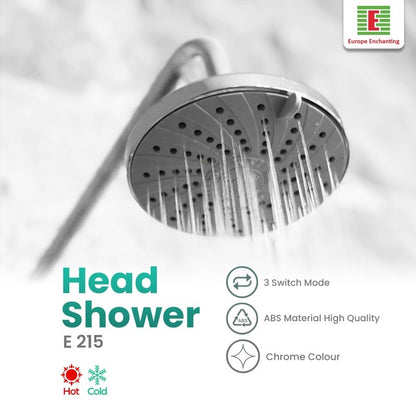 Kepala Shower Mandi Europe Enchanting High Quality 3 Fungsi E215