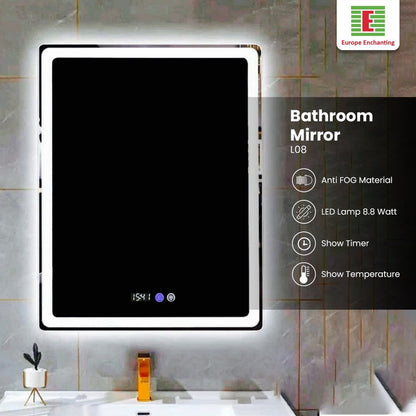 Enchanting Cermin Kamar Mandi LED Luxury L08
