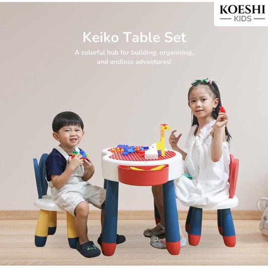 KOESHI Meja Anak belajar Multifunctional Table Keiko Lego