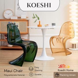 KOESHI Pantone Chair Kursi Makan Dining Transparent Maui