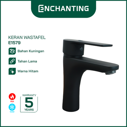 ENCHANTING Kran Air Kamar Mandi Wastafel Panas Dingin Europe Enchanting E1579