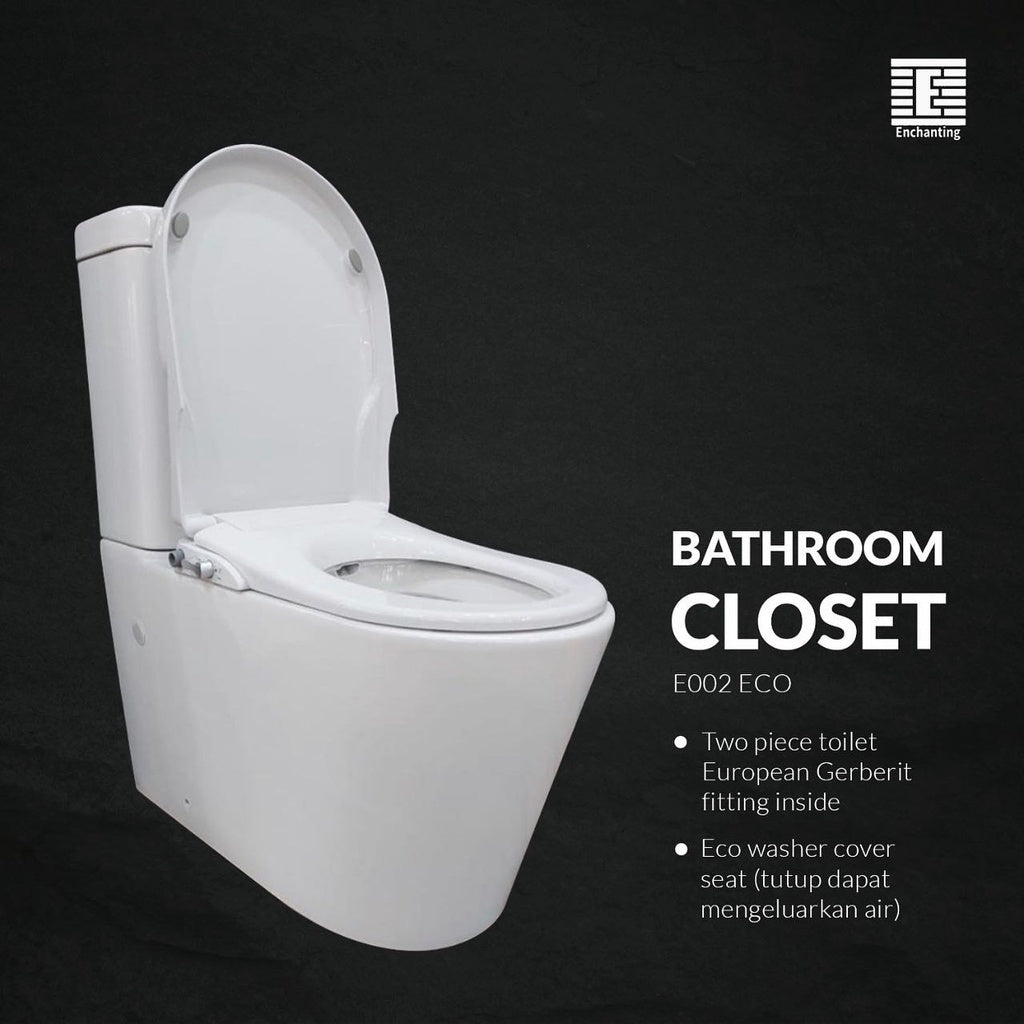 Toilet / Kloset Duduk Keramik Europe Enchanting E002Eco