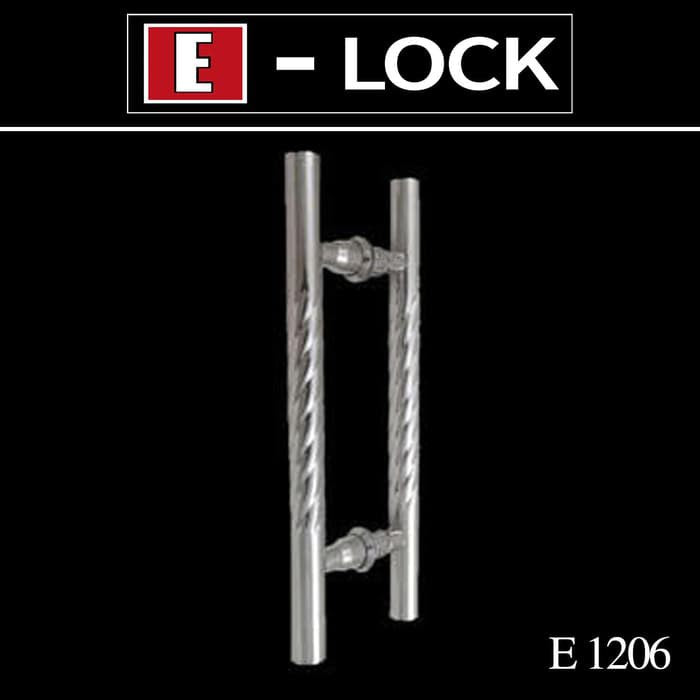 Handle Gagang Pintu Kaca Kayu Europe Enchanting E1206 E lock