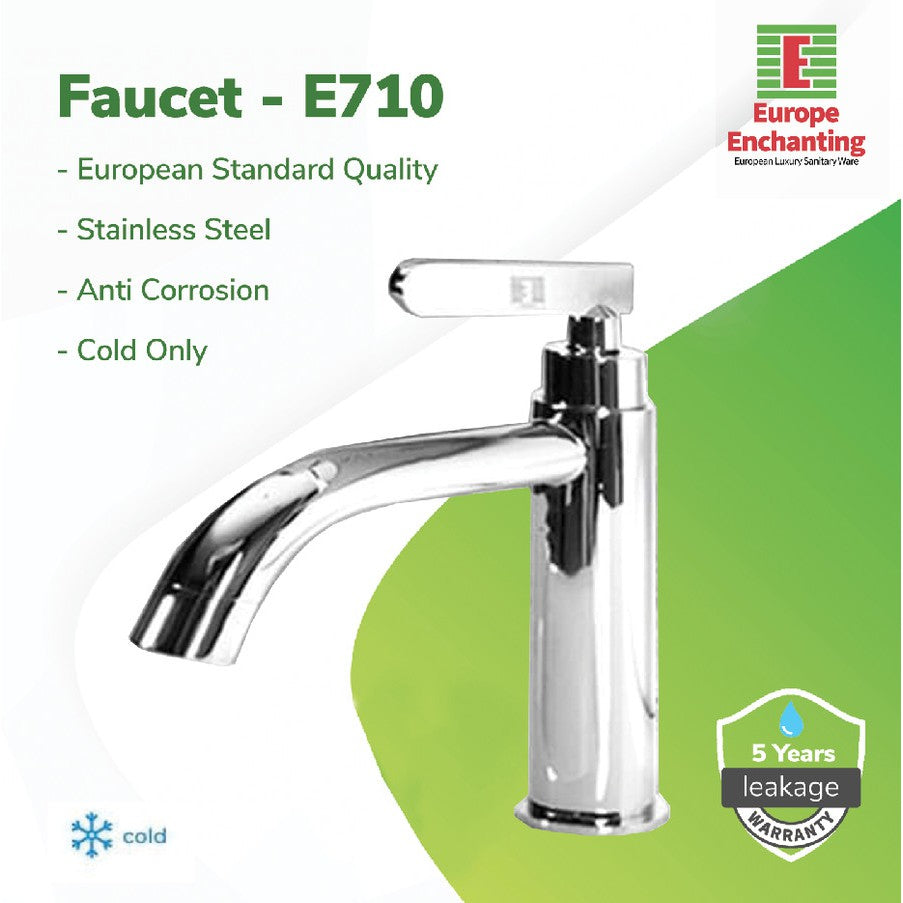 Kran Wastafel / Kitchen Faucet Europe Enchanting E710 Chrome Cold