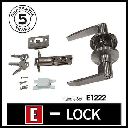 Set Kunci Pintu Kamar Mandi Elock Level Handle Europe Enchanting E1222