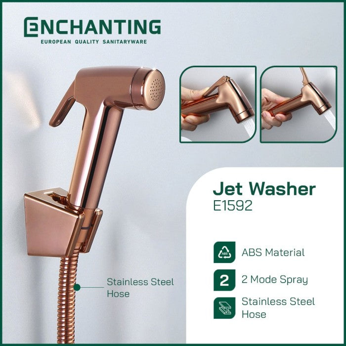 Jet Washer Closet Europe Enchanting Chrome RoseGold E1592 / E1593