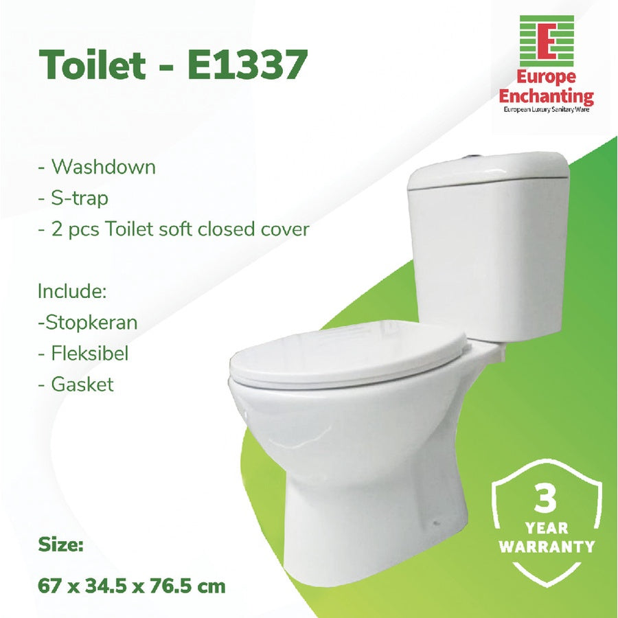 Toilet/Kloset Duduk Europe Enchanting E1337