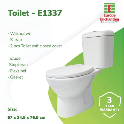 Toilet/Kloset Duduk Europe Enchanting E1337