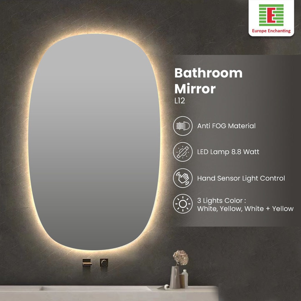 Cermin Mirror Kaca Kamar Mandi Europe Enchanting Luxury L11 & L12